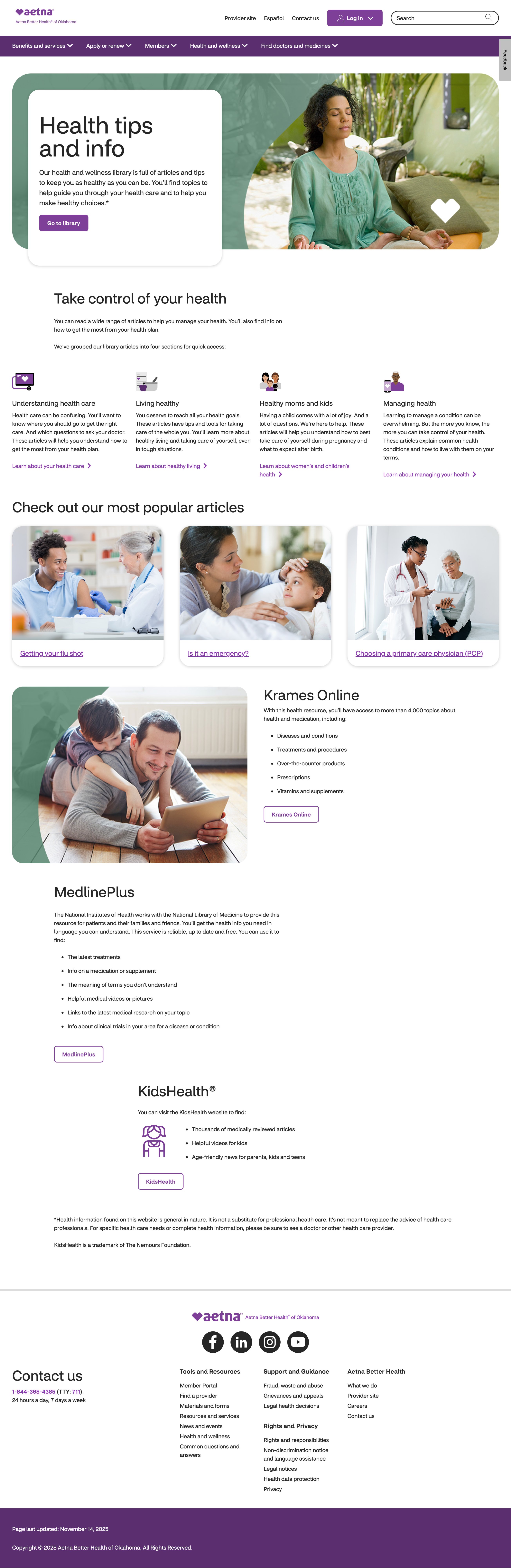 Oklahoma — Health & Wellness